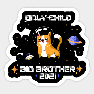 big brother 2021 cat astronaut pregancy announcement Sticker